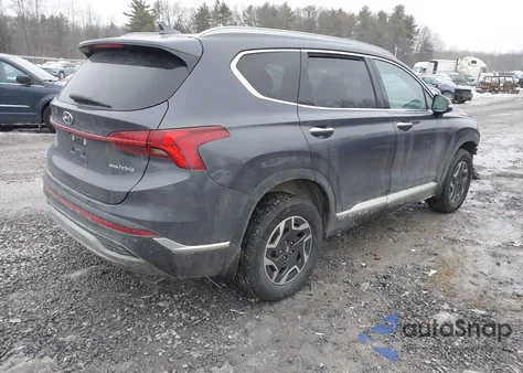 2022 Hyundai Santa Fe Hybrid Blue z USA, uszkodzony, nr VIN KM8S2DA17NU026303